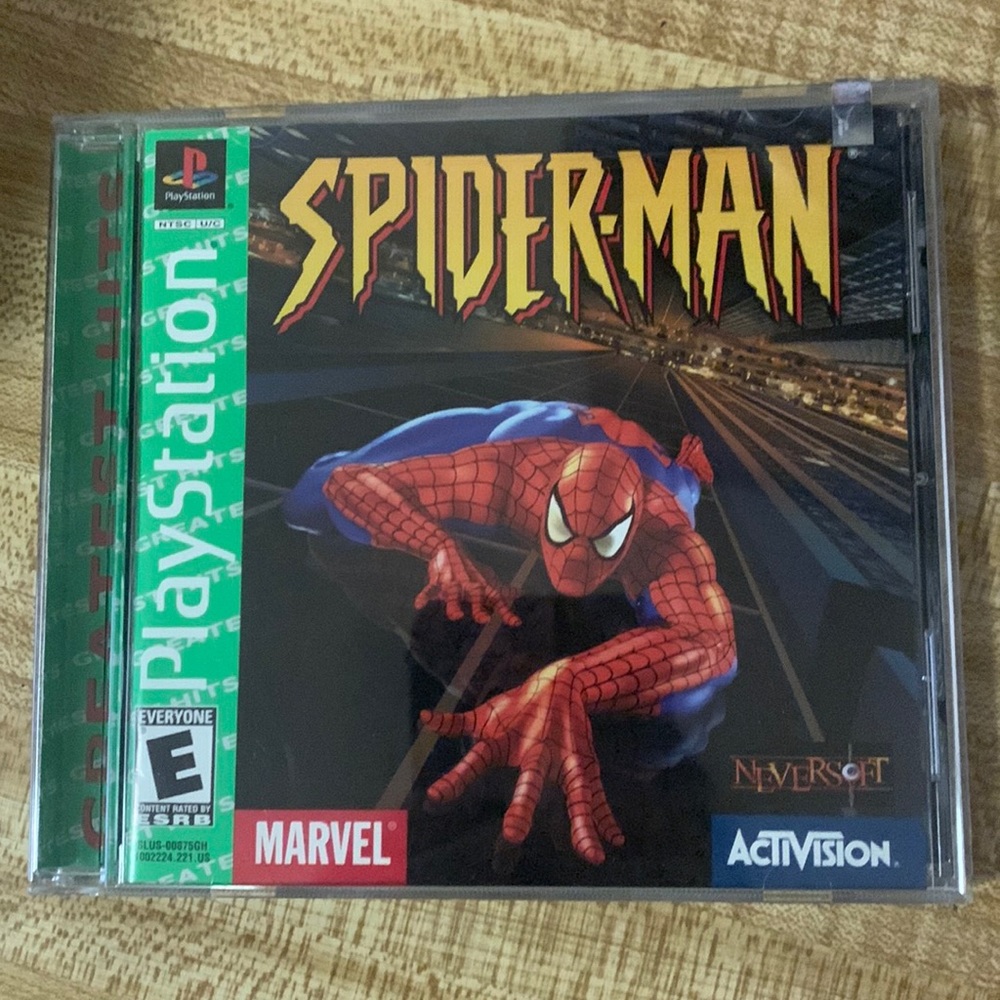 Spider-man PlayStation 1 game.
